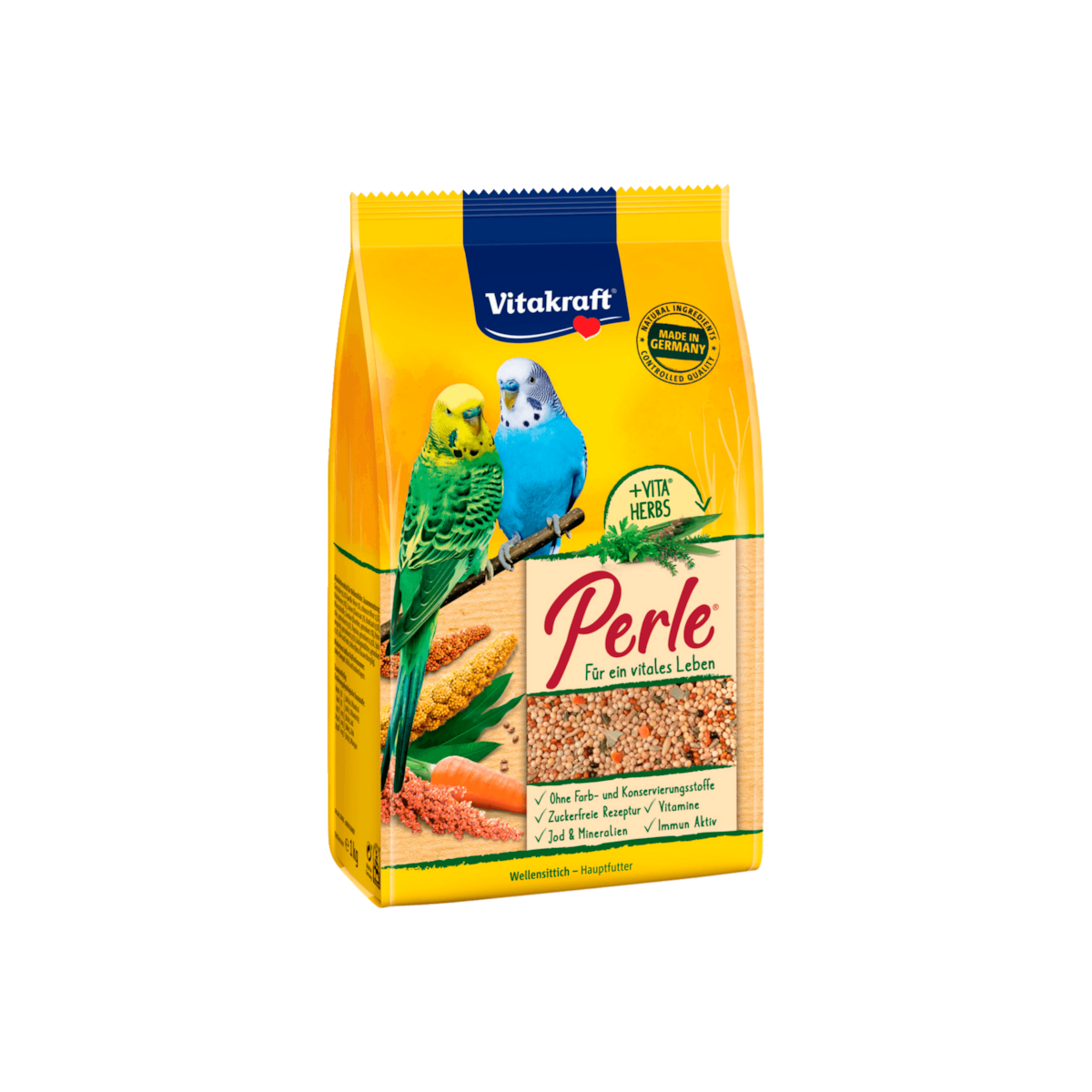 Vitakraft Sittich Perle+Jod-Vital-Complex Honig 1kg