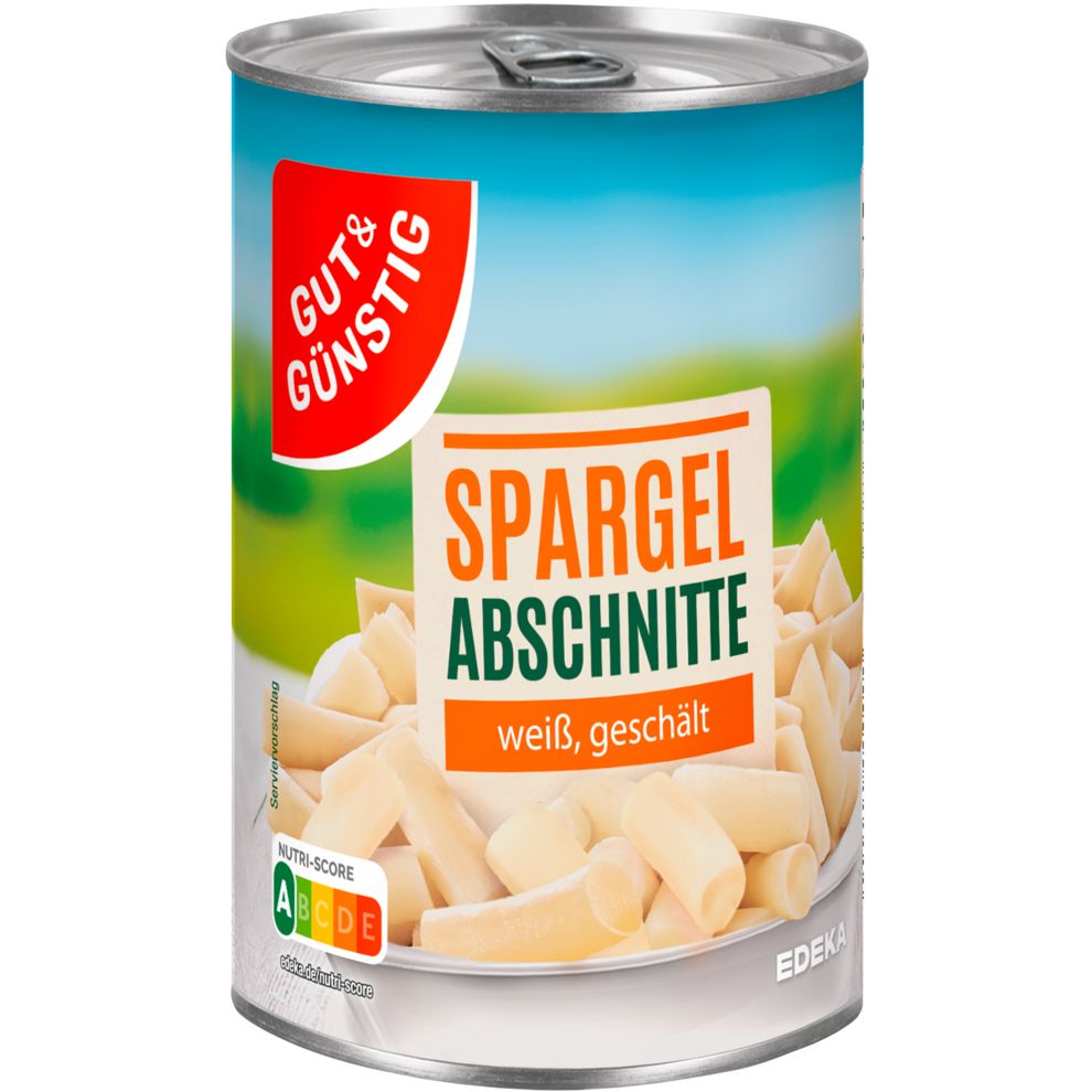 GUT&GÜNSTIG Spargelabschnitte ohne Köpfe 420g