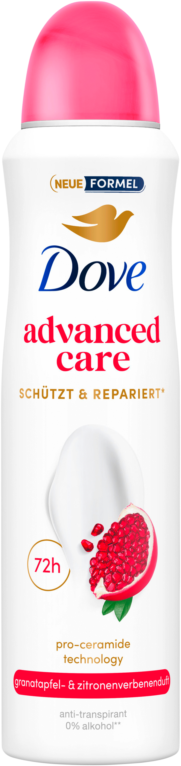 Dove Deo-Spray Advanced Care go fresh Granatapfel Anti-Transpirant 150ml