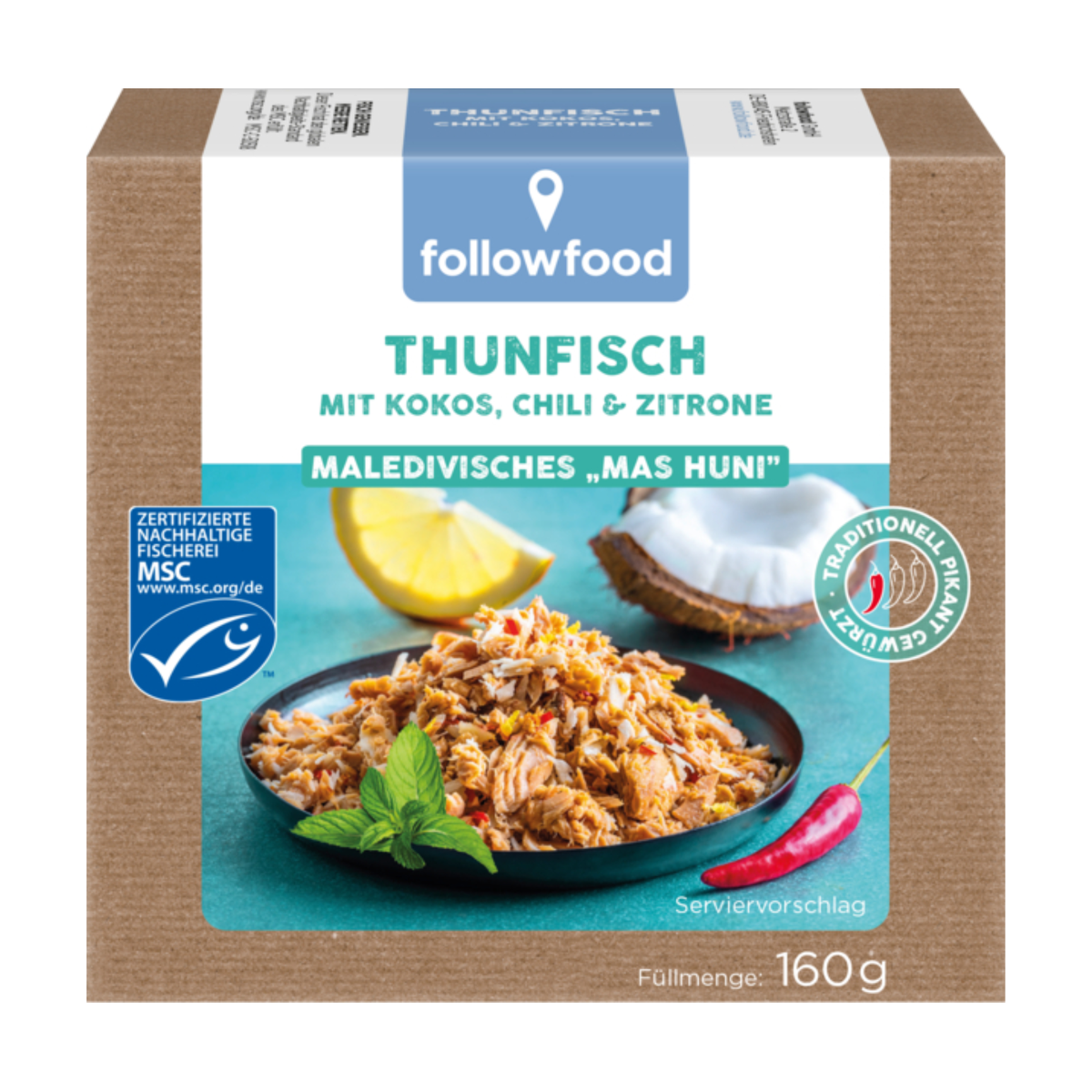 MSC Followfood Thunfisch Maledivisches Mas Huni 160g
