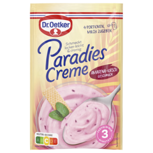 Dr.Oetker Paradies Creme Amarena-Kirsch Geschmack für 300ml 56g