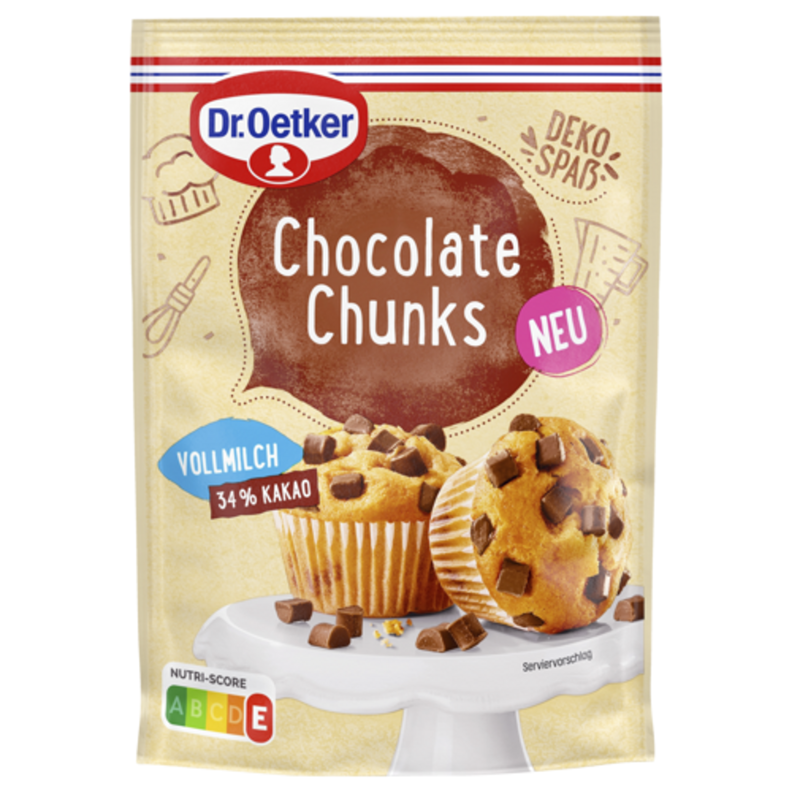Dr.Oetker Chocolate Chunks Vollmilch 100g
