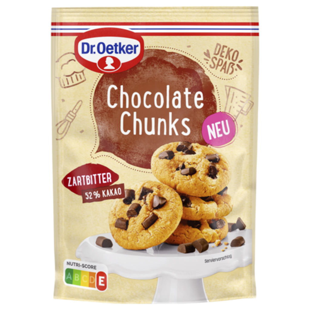 Dr.Oetker Chocolate Chunks Zartbitter 100g
