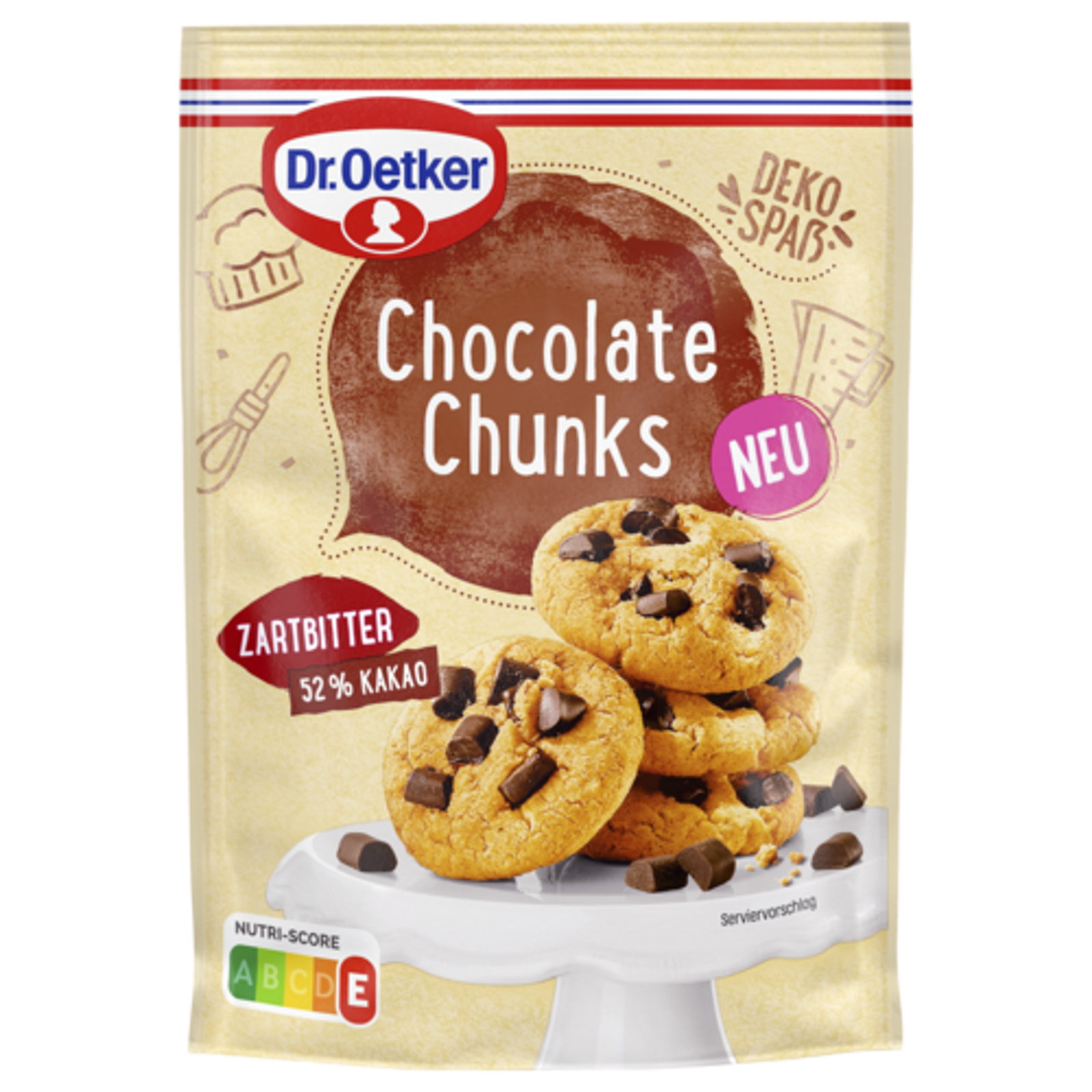 Dr.Oetker Chocolate Chunks Zartbitter 100g