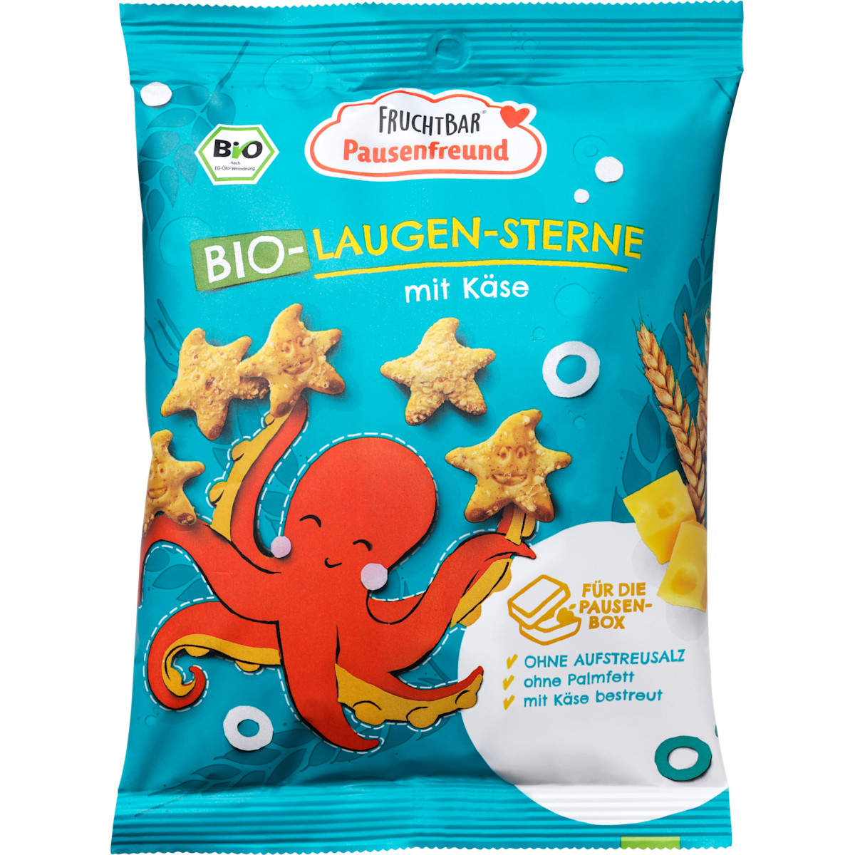 Bio Fruchtbar Laugen-Sterne mit Käse 70g