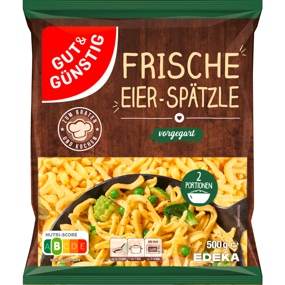 GUT&GÜNSTIG Frische Eierspätzle 500g