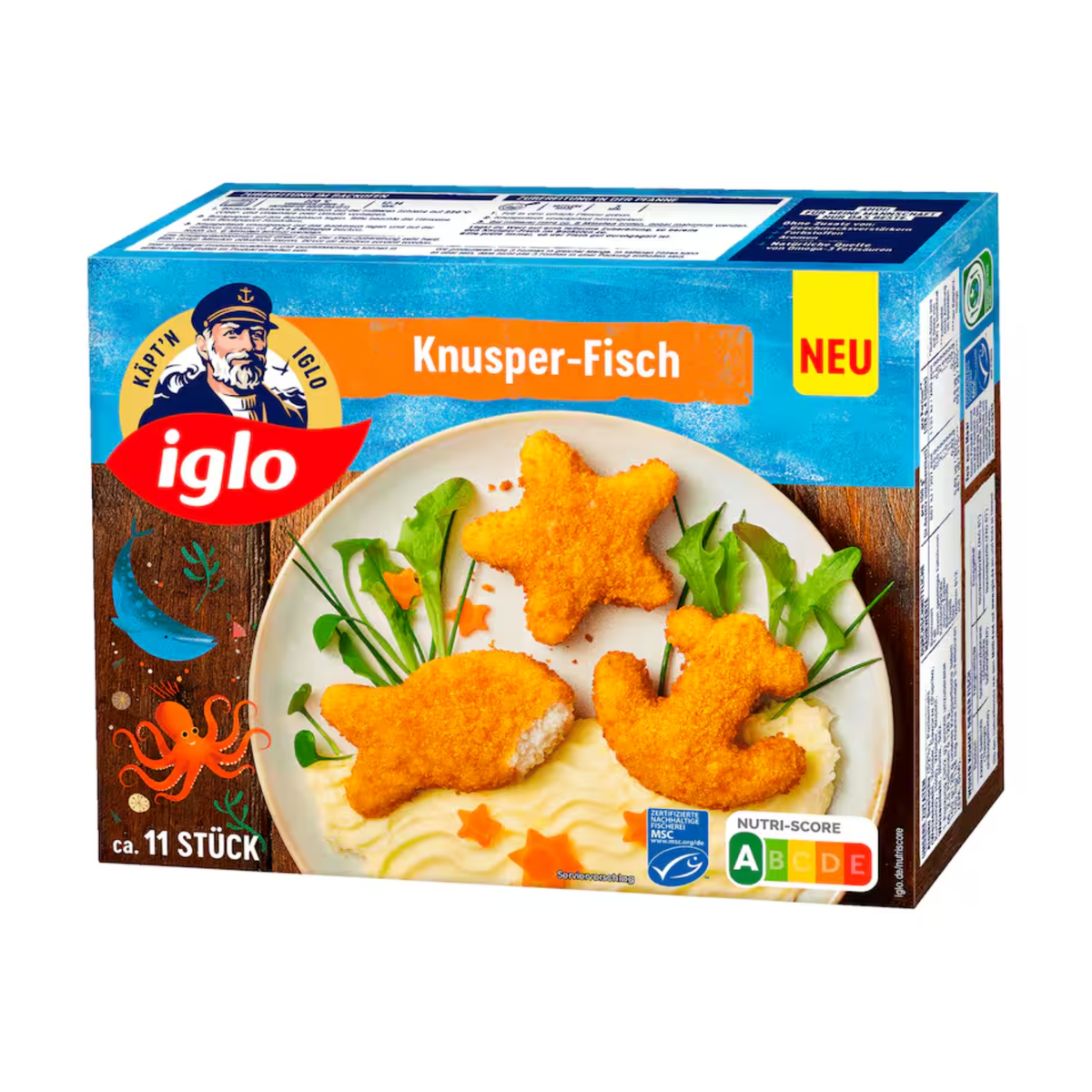 MSC Iglo Knusper-Fisch 11ST 352g