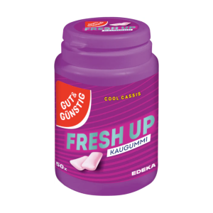 GUT&GÜNSTIG Kaugummi Cool Cassis Dragee 50ST