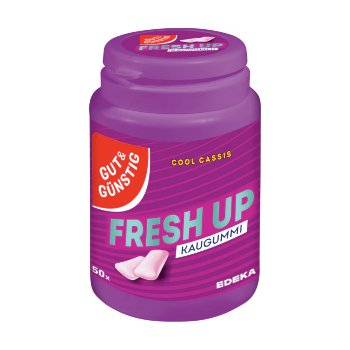 GUT&GÜNSTIG Kaugummi Cool Cassis Dragee 50ST