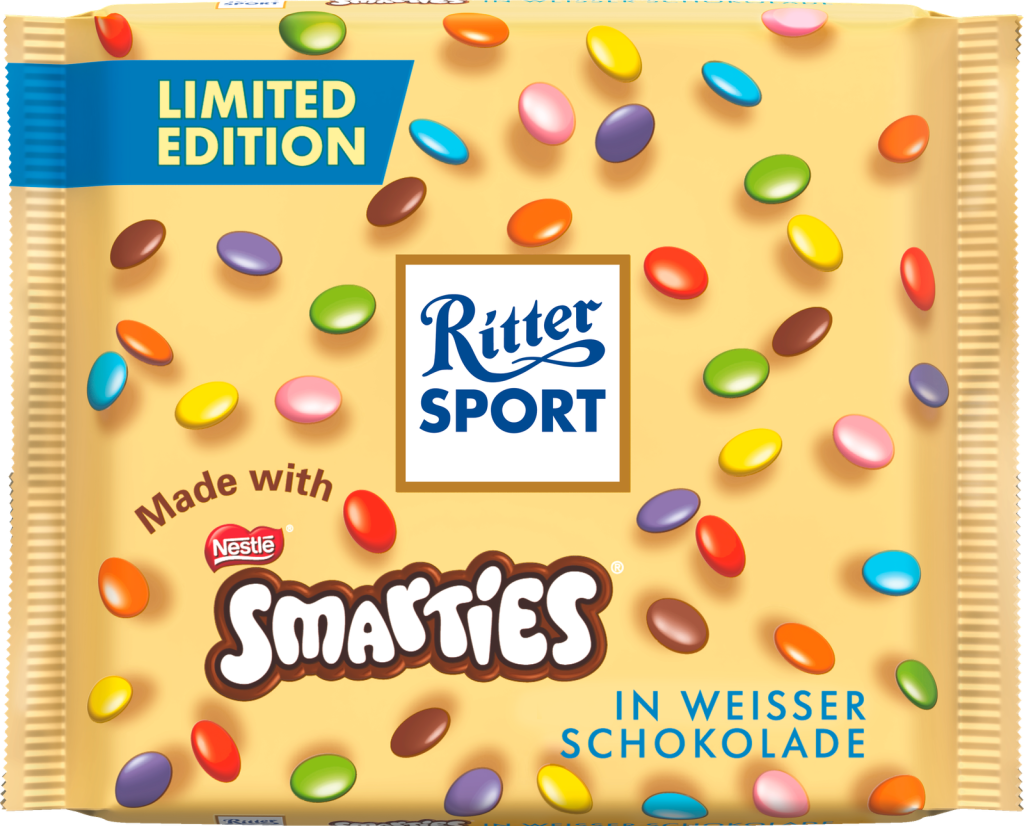 Ritter Sport Smarties Weiße Tafel 100g