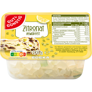 GUT&GÜNSTIG Zitronat 100g