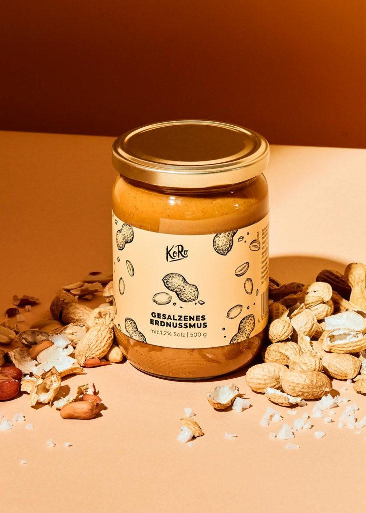 Koro Gesalzenes Erdnussmus 500g