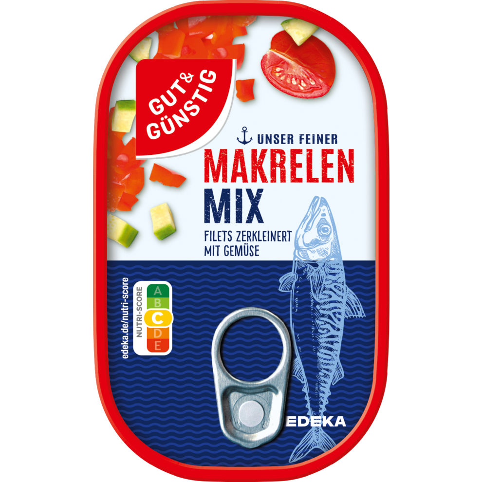 GUT&GÜNSTIG Makrelen-Mix 125g