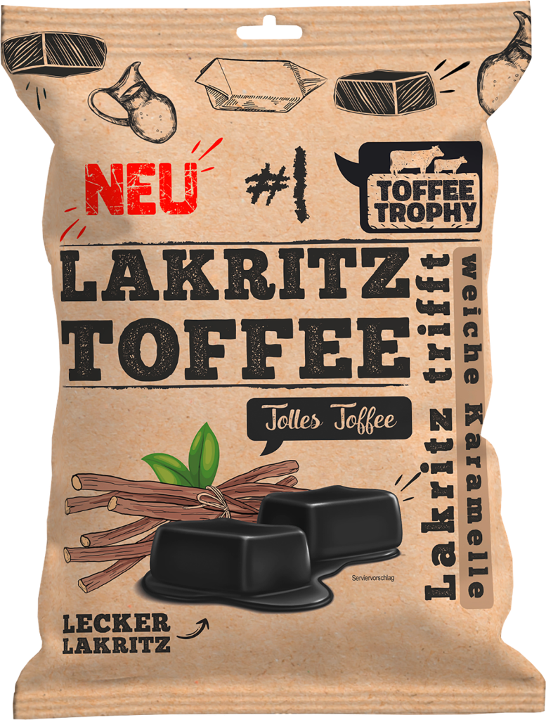 Toffee Trophy Lakritz Toffee 200g