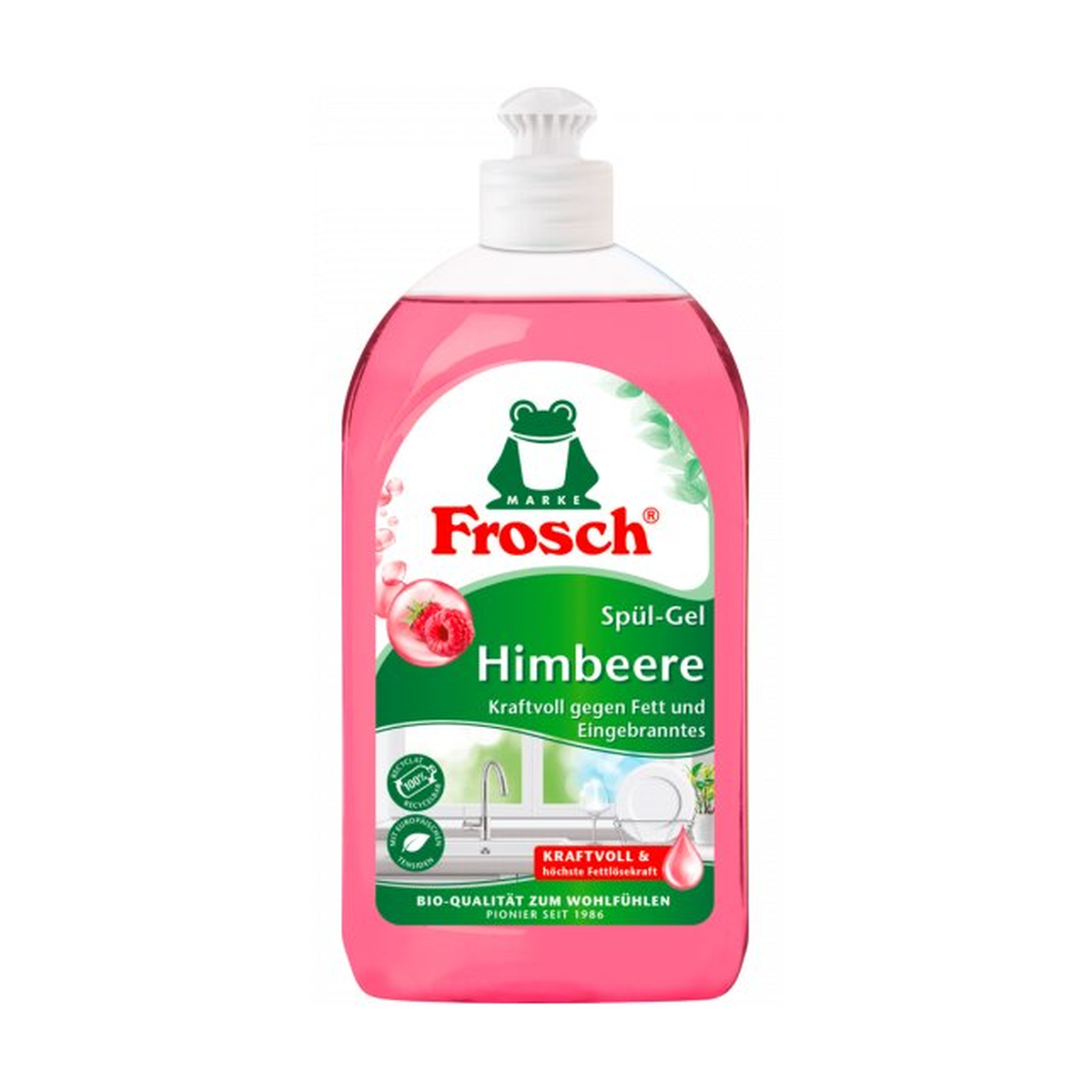 Frosch Himbeere Handspül-Gel 500ml