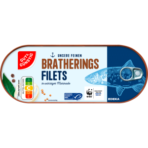 MSC GUT&GÜNSTIG Bratheringsfilet in würziger Marinade 325g