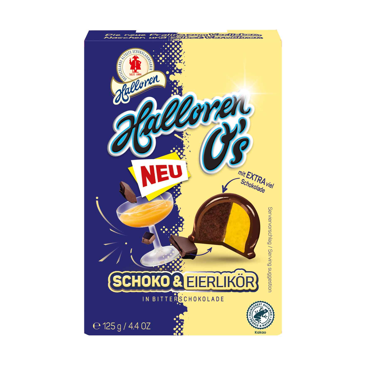 Halloren O's Schoko-Eierlikör 125g