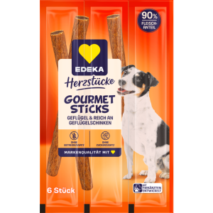 EDEKA Gourmet Sticks reich an Geflügel und Geflügelschinken 6x11g