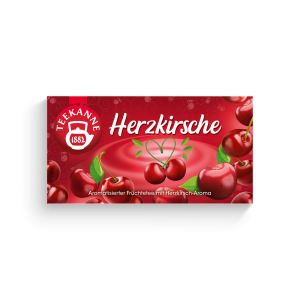 Teekanne Herzkirsche 20ST 45g