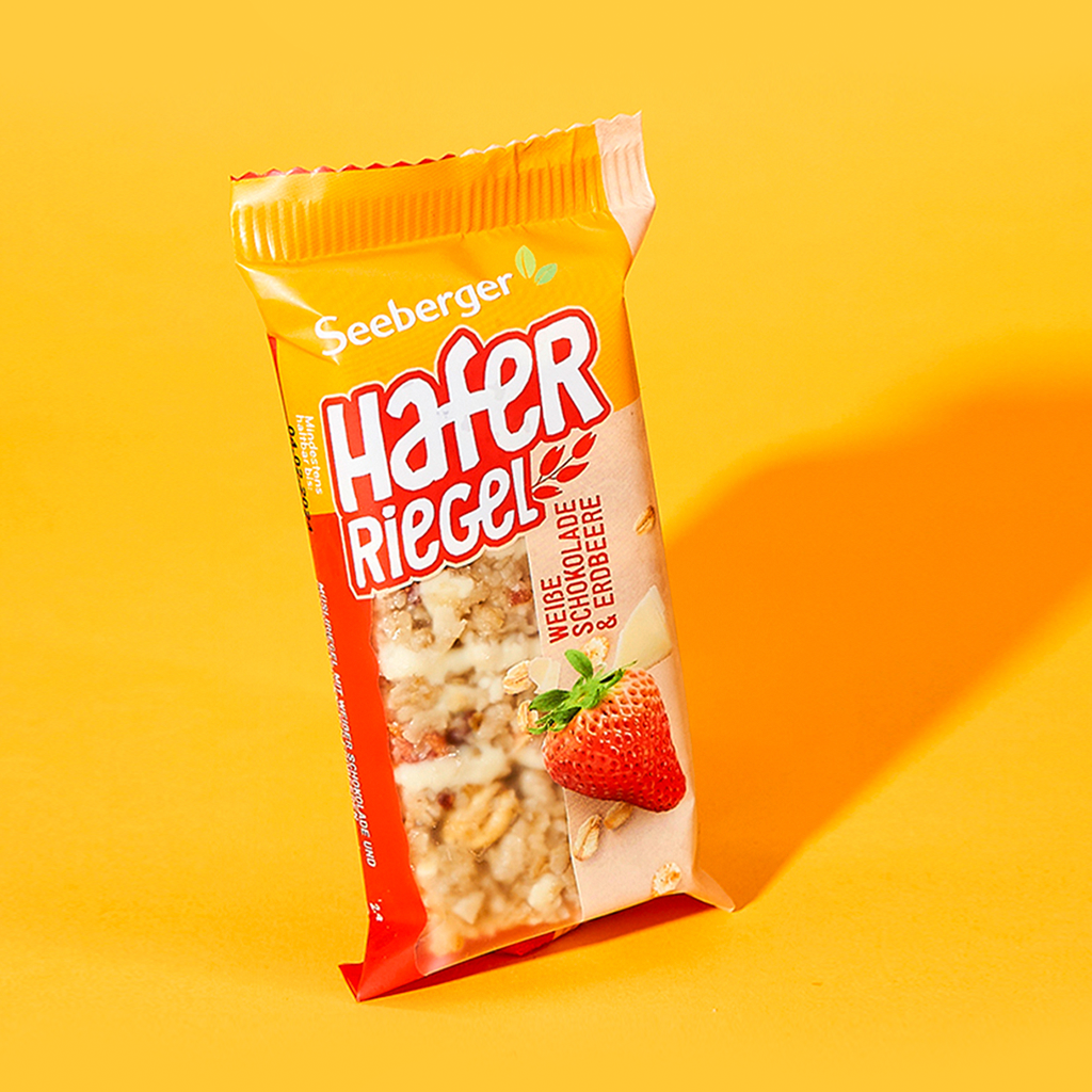 Seeberger Hafer 2Go Weiße Schokolade/Schoko/Erdbeere 50g