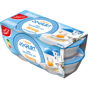 GUT&GÜNSTIG Йогурт, греческий стиль мёд 4x150g