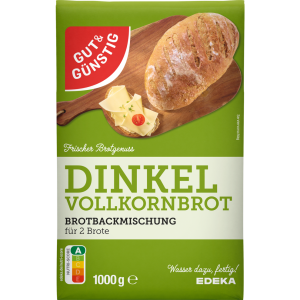 GUT&GÜNSTIG Brotbackmischung Dinkelvollkornbrot 1kg