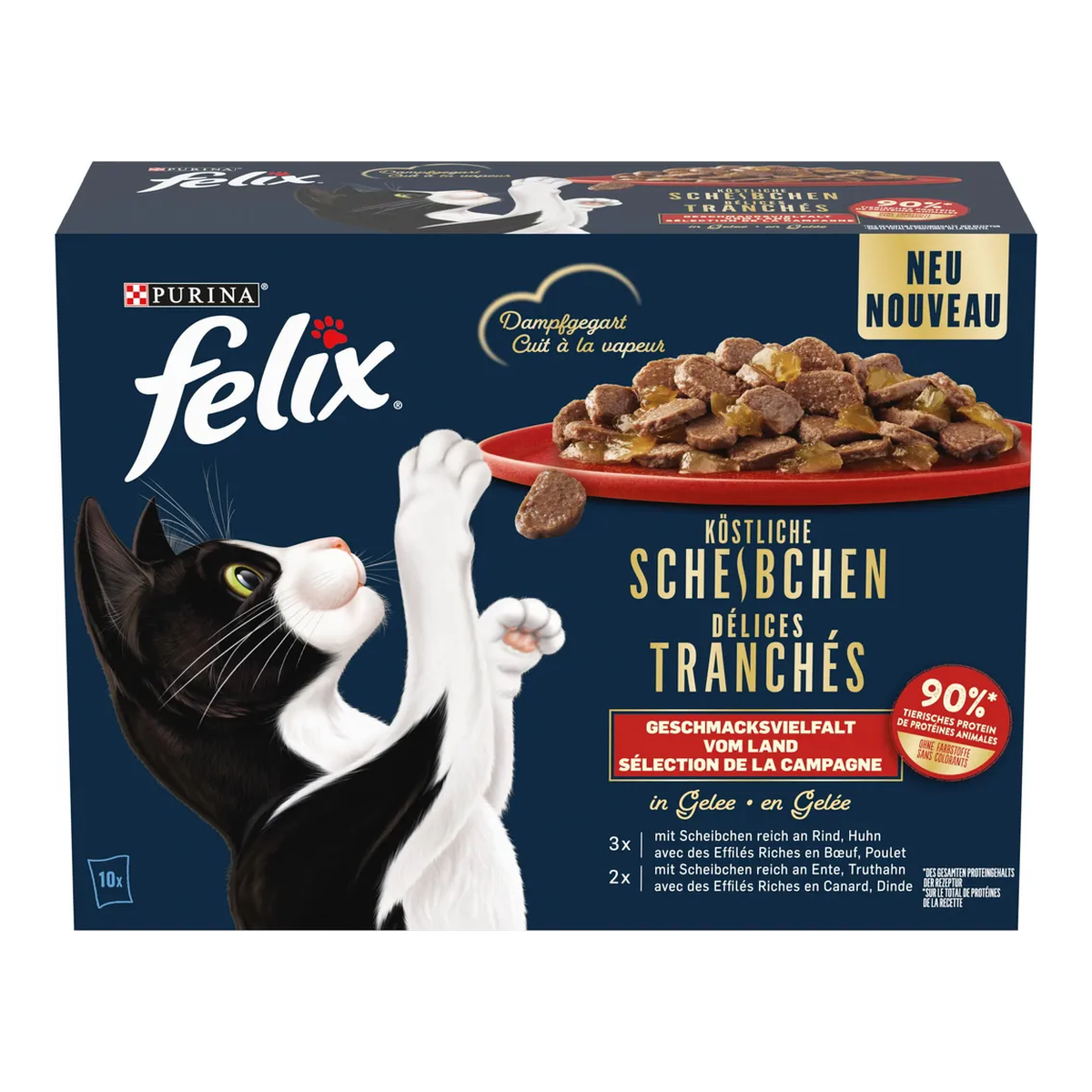 Felix Köstliche Scheibchen Land 10x80g