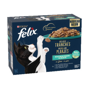 Felix Köstliche Scheibchen Wasser 10x80g