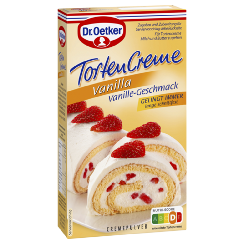 Dr.Oetker Vanilla Tortencreme 123g