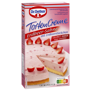 Dr.Oetker Erdbeer-Sahne Tortencreme 100g