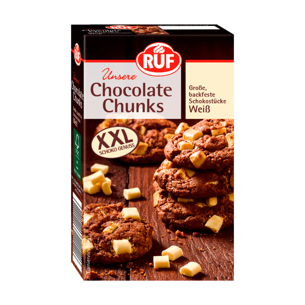 RUF Chocolate Chunks weiß 100g