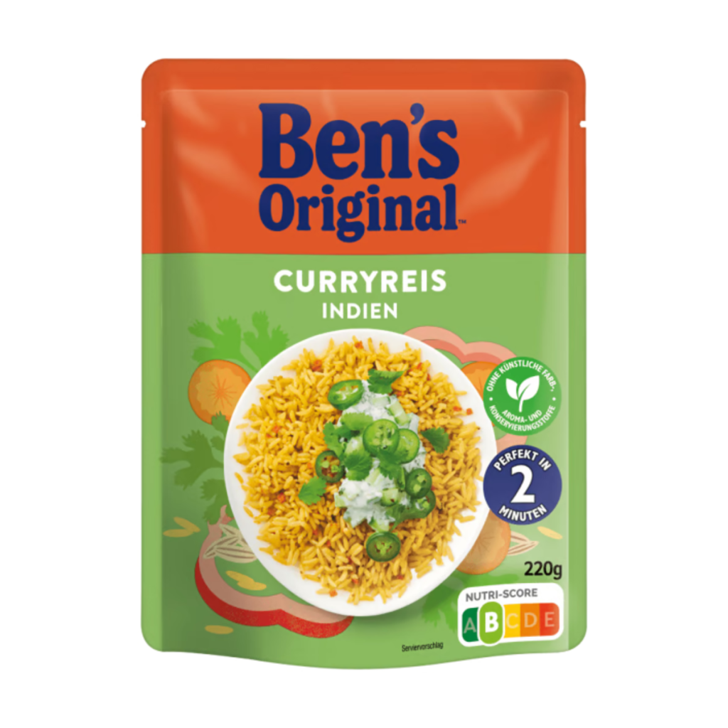 Bens Original Express Curryreis 220g