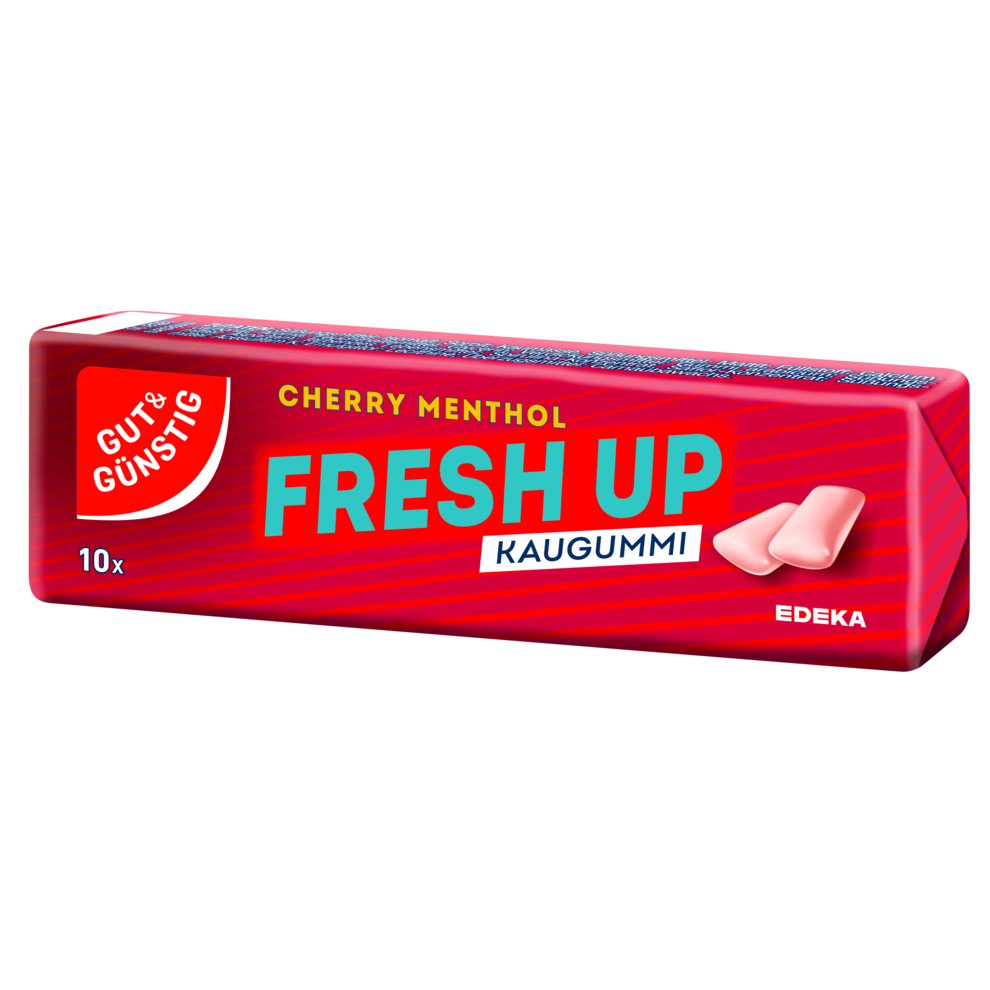 GUT&GÜNSTIG Kaugummi Cherry Menthol Dragee 10ST
