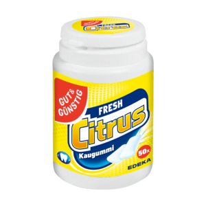 GUT&GÜNSTIG Kaugummi White Citrus Dose 50ST