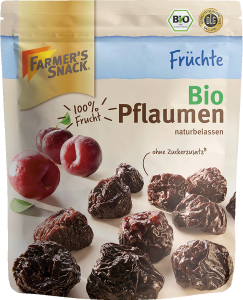 Bio Farmer's Snack Pflaumen getrocknet entsteint 150g