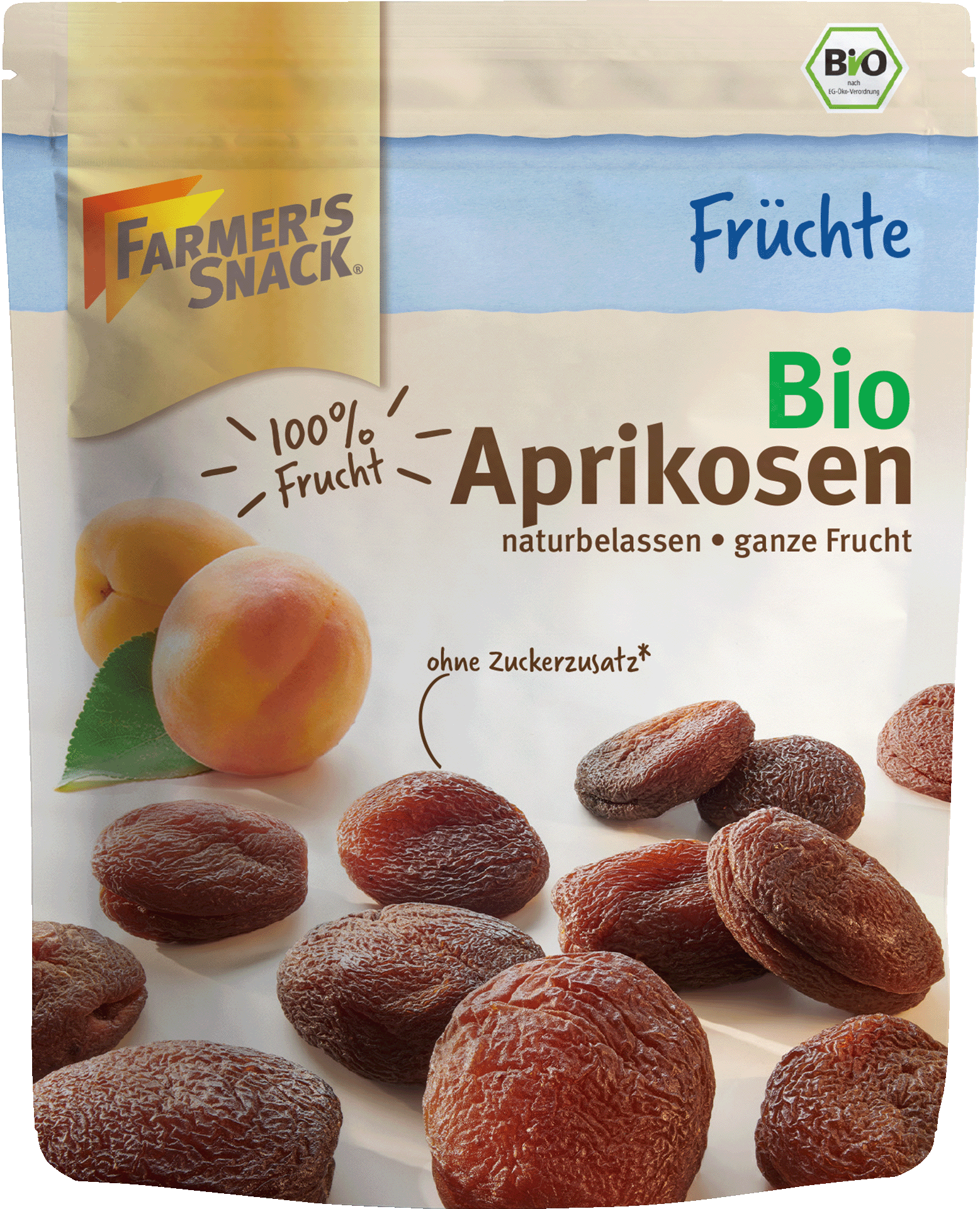 Bio Farmer's Snack Aprikosen getrocknet entsteint 150g
