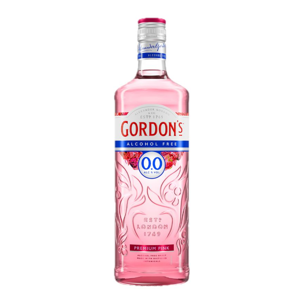 Gordon's Розовый безалкогольный 0,0% 0,7l
