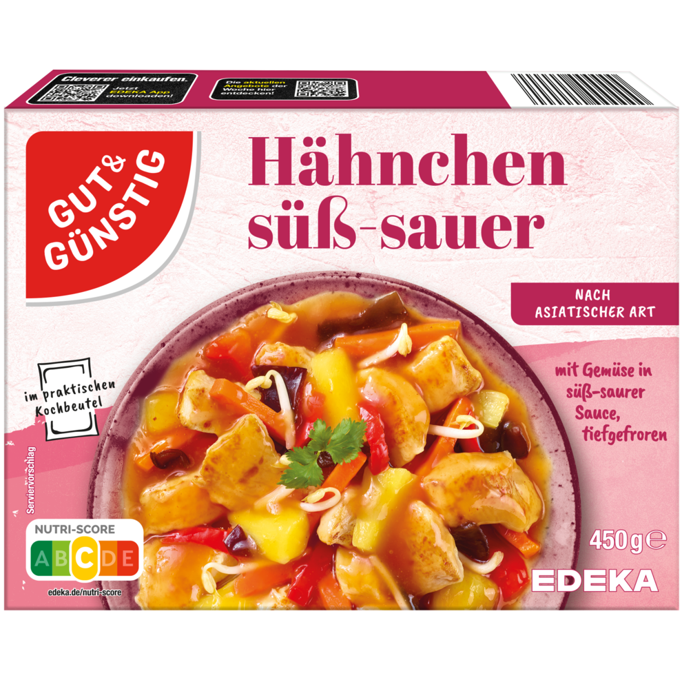 GUT&GÜNSTIG Hähnchen süß-sauer 450g