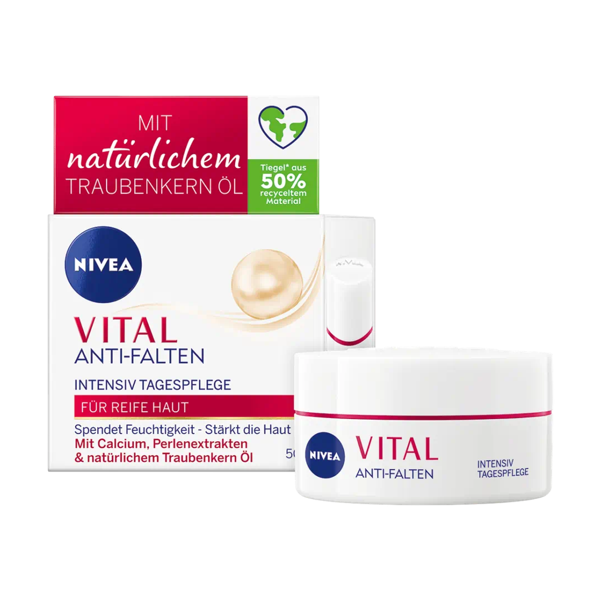Nivea Vital Anti-Falten Intensiv Plus Tagespflege für Reife Haut LSF15 50ml