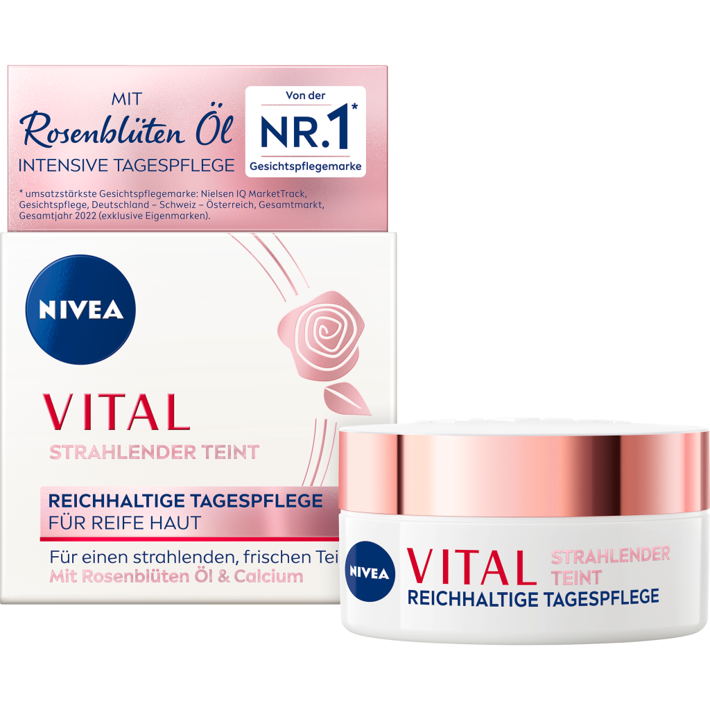 Nivea Vital Strahlender Teint Reichhaltige Tagespflege Reife Haut 50ml