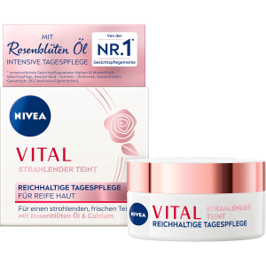 Nivea Vital Strahlender Teint Reichhaltige Tagespflege Reife Haut 50ml