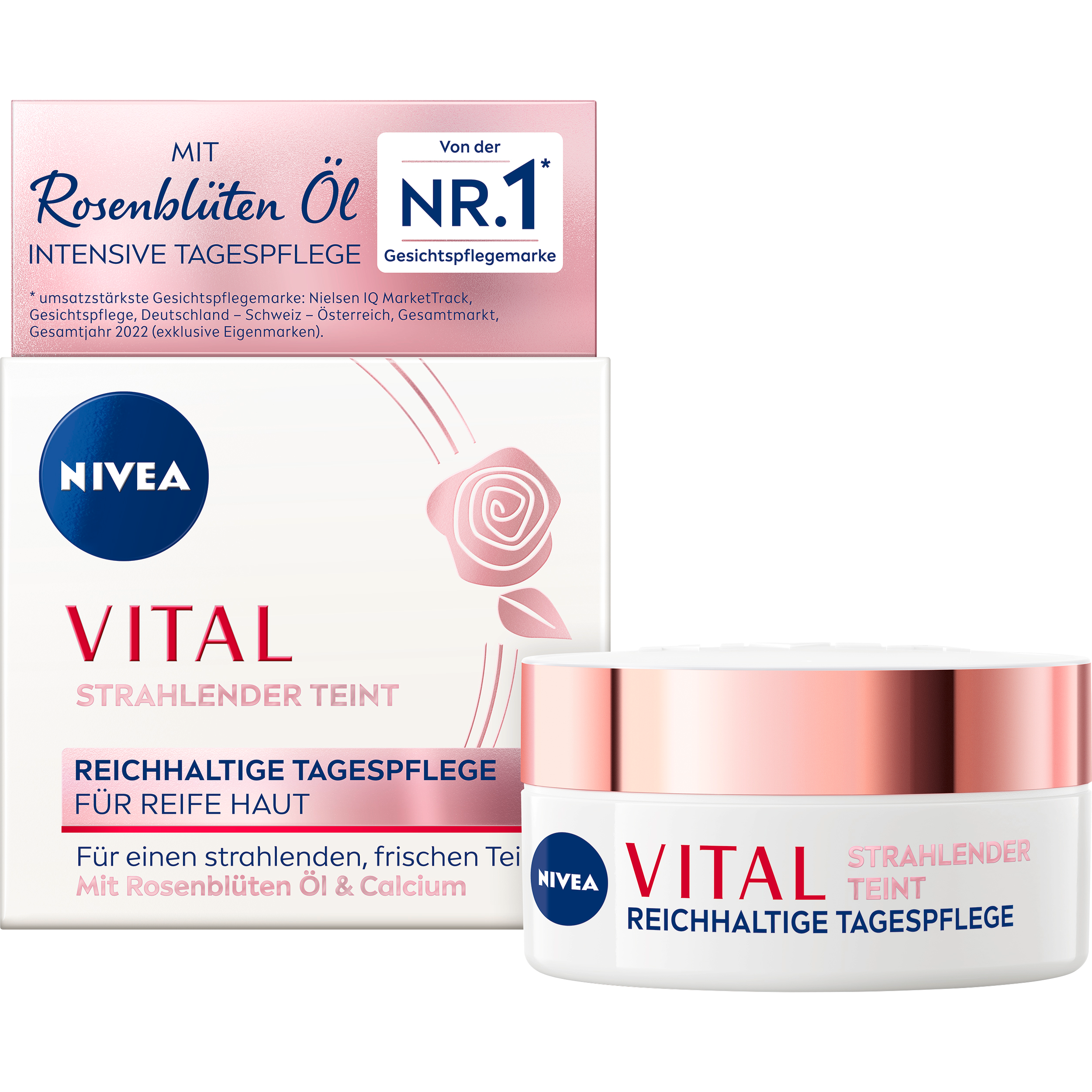 Nivea Vital Strahlender Teint Reichhaltige Tagespflege Reife Haut 50ml