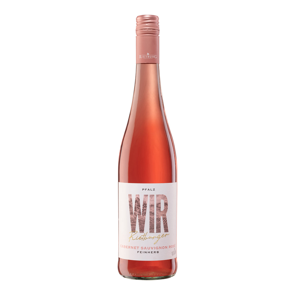 Wir Rietburger Cabernet Sauvignon Rose Pfalz QbA feinherb 0,75l