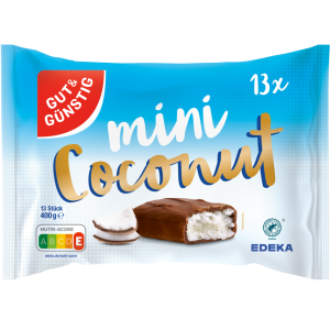 GUT&GÜNSTIG Schokoriegel Kokosnuss 400g