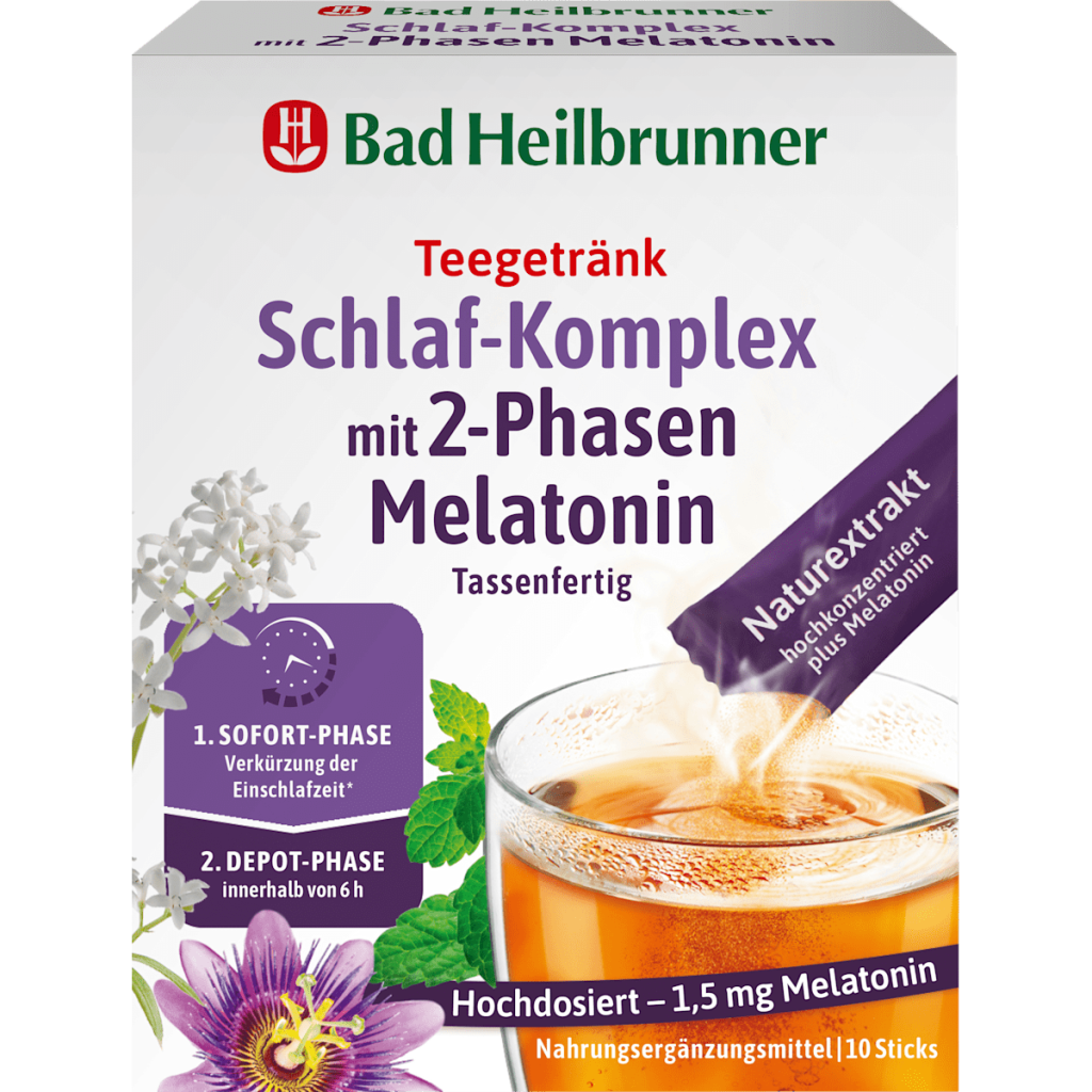 Bad Heilbrunner Schlaf-Komplex mit 2-Phasen Melatonin 10ST 10g