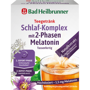 Bad Heilbrunner Schlaf-Komplex mit 2-Phasen Melatonin 10ST 10g