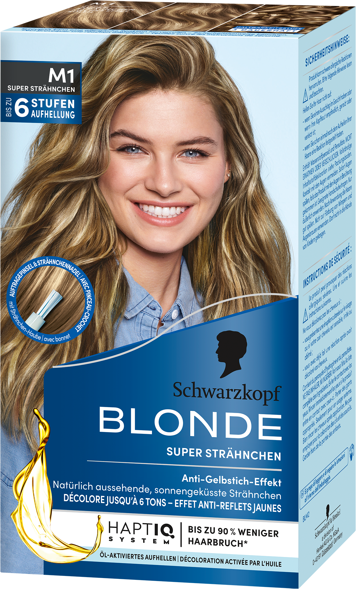 Blonde Super Strähnchen M1 Stufe 3