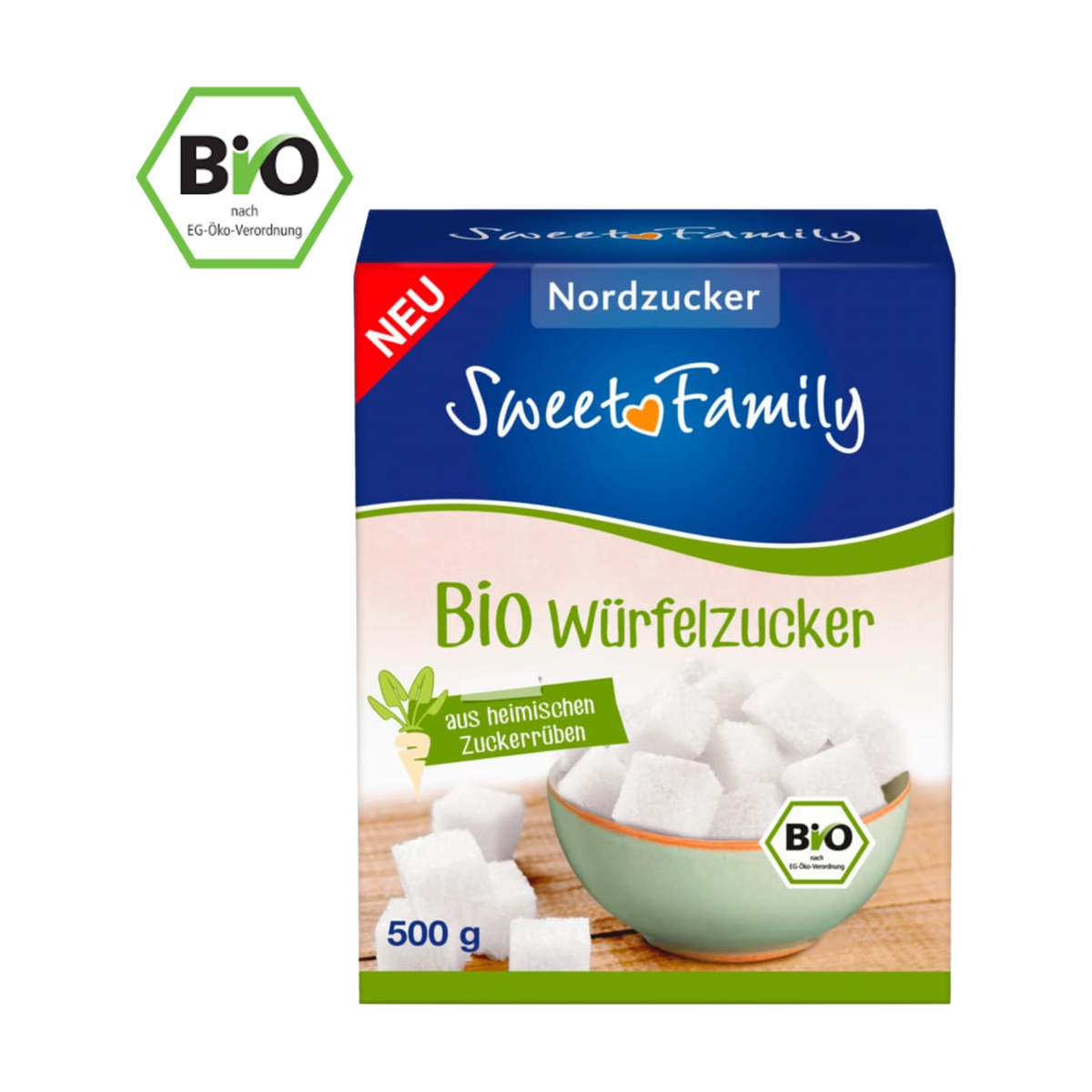 Bio Sweet Family Nordzucker Würfelzucker 500g
