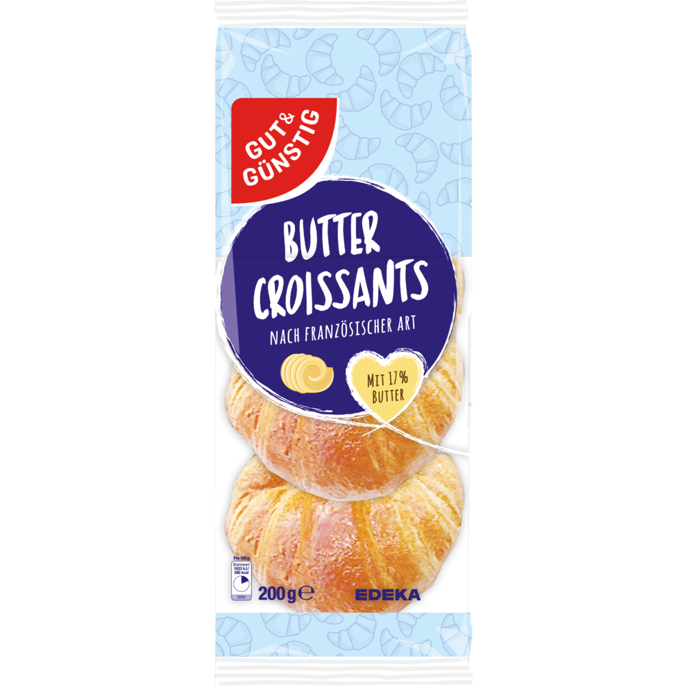 GUT&GÜNSTIG Buttercroissants 200g
