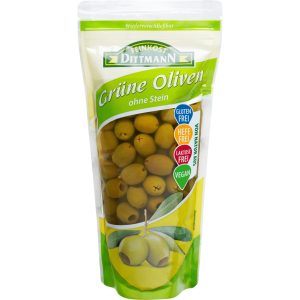 Feinkost Dittmann оливки зелёный без косточки 485g